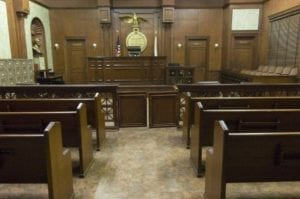 DIY Divorce: Empty court room