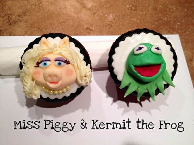 Celebrity Divorces: Kermit & Miss Piggy Cupcakes.