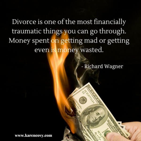 Divorce quote: Divorce is one of the most financially traumatic things you can go through. ...