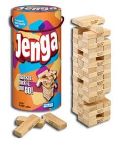 Picture of jenga game