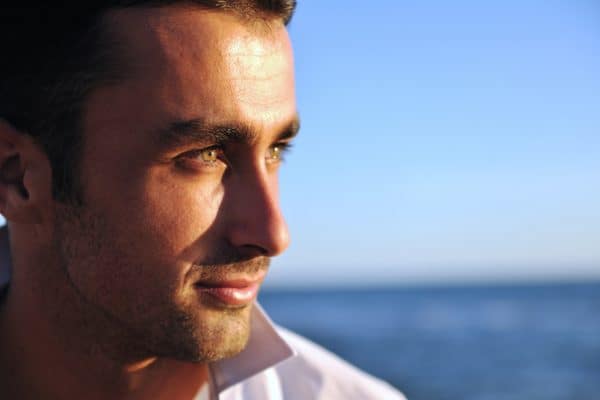 Profile of a handsome man: divorce advice for men.