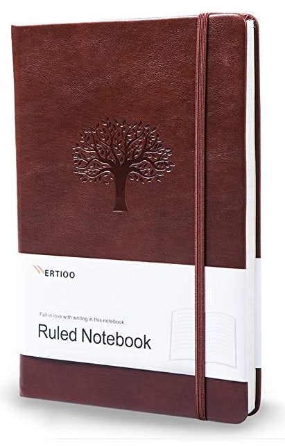 Cover of a Journal with the Tree of Life embossed on it