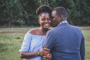 Happy African American couple knows how to communicate in marriage.