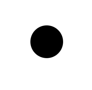 Black dot on a white page