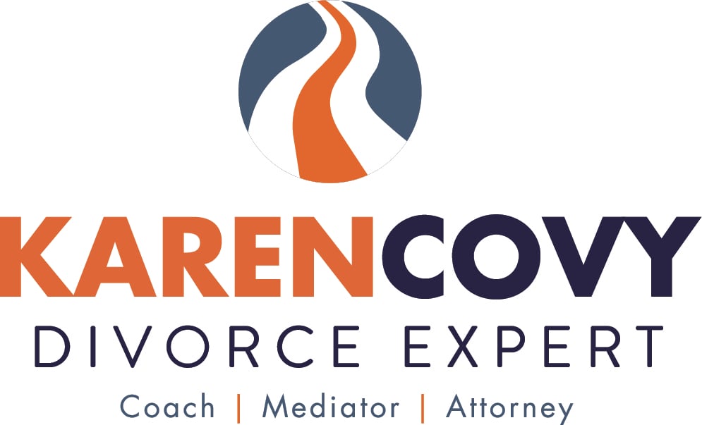 Logo for Karen Covy, Divorce Coach, Laywer and Speaker