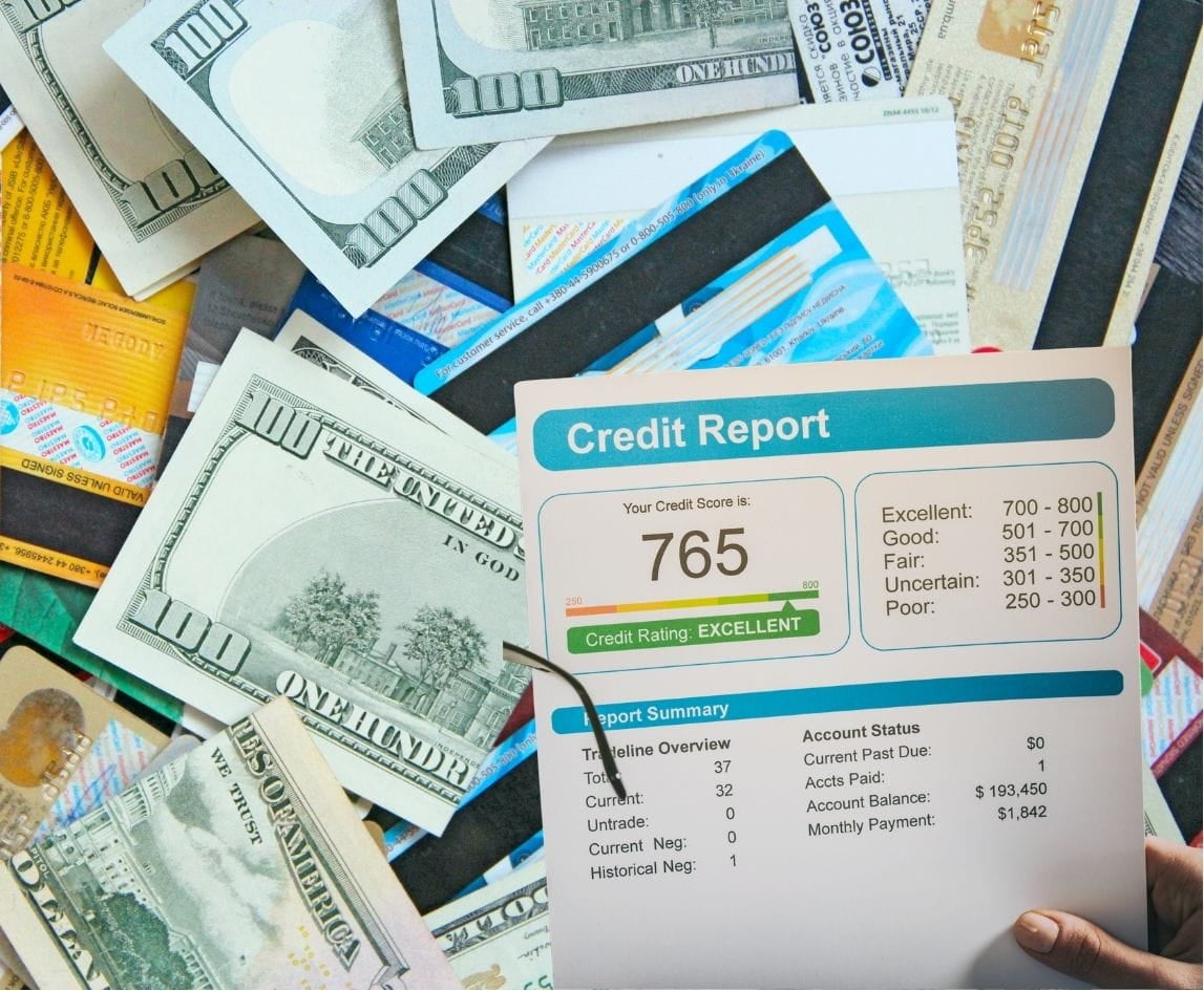 credit cards and credit report