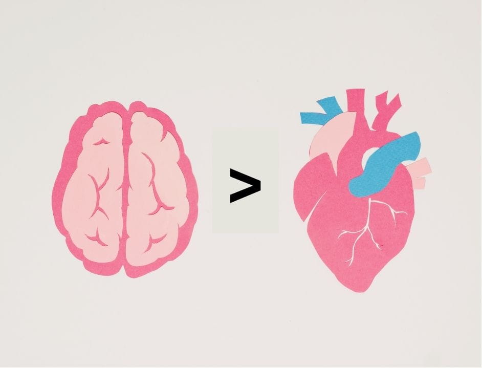 head over heart
